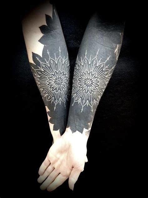 black on white tattoo|More.